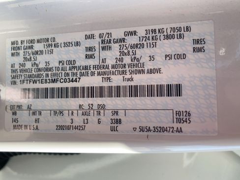 Used 2021 Ford F150 Lariat AWD/4WD image 20