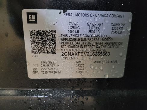 Used 2020 Chevrolet Equinox LS w/ LPO, Cargo Package FWD image 33