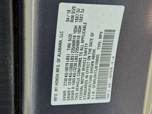Used 2018 Honda Odyssey EX-L image 47