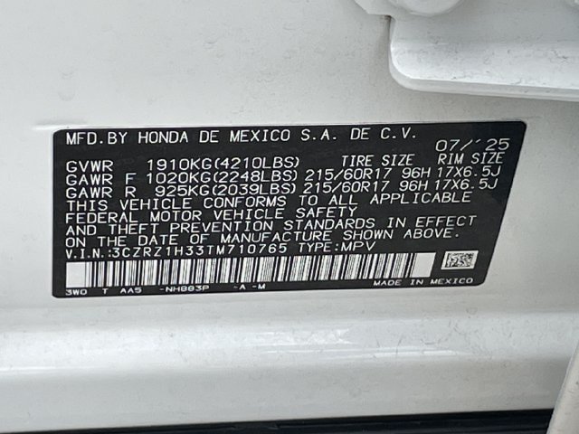 Used 2026 Honda HR-V LX image 28