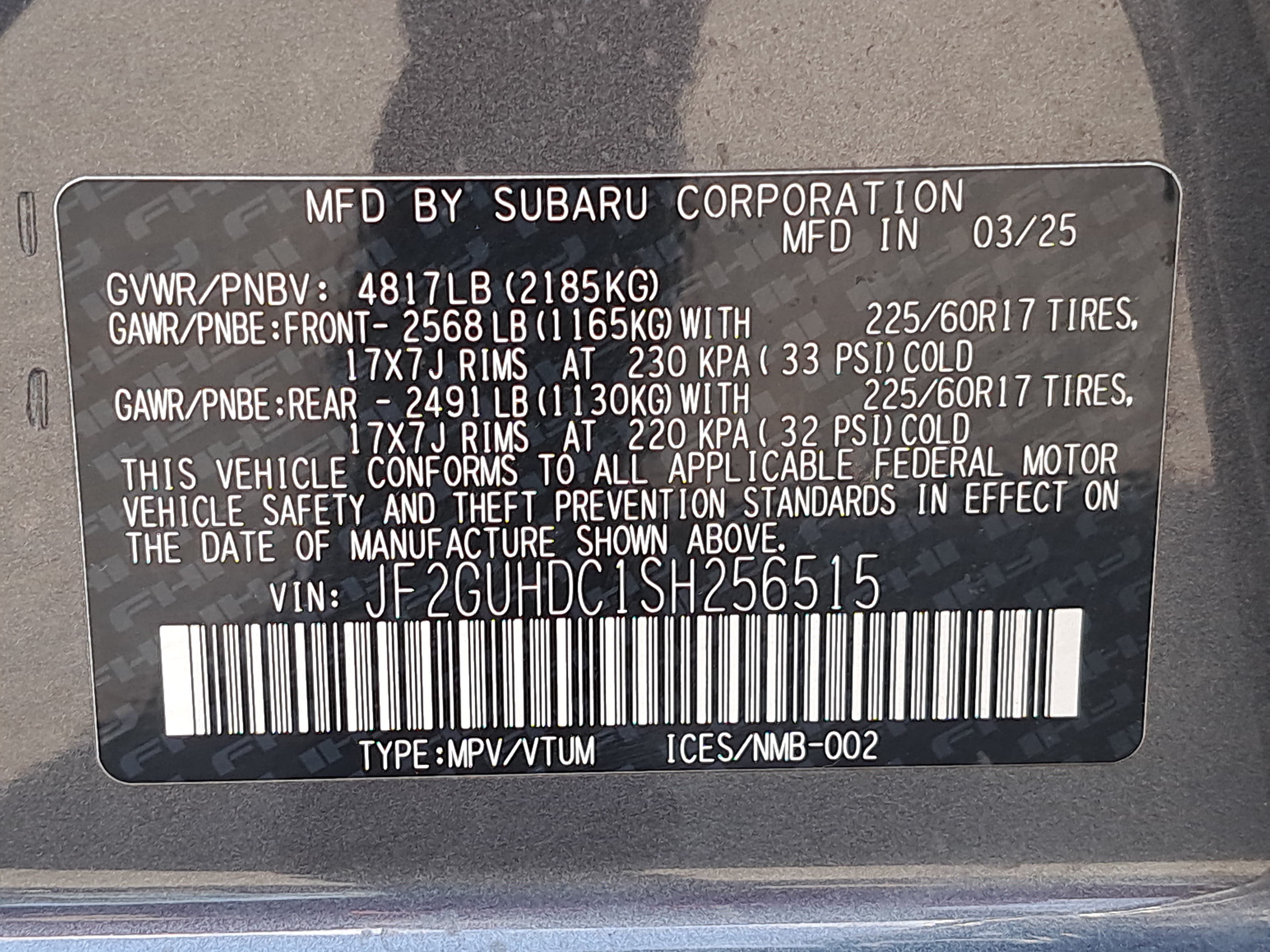 Used 2025 Subaru Crosstrek 2.5i Premium AWD/4WD image 33