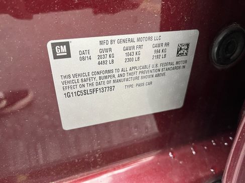 Used 2015 Chevrolet Malibu LT w/ Power Convenience Package FWD image 19