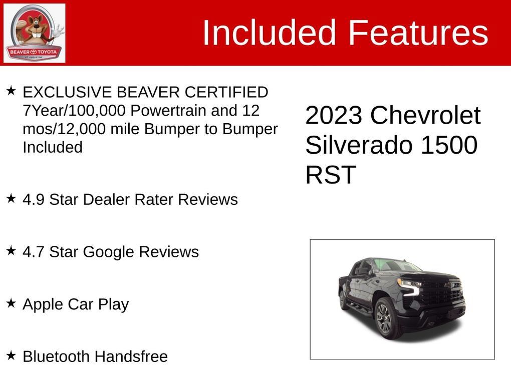 Used 2023 Chevrolet Silverado 1500 RST AWD/4WD image 4