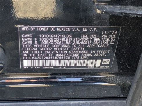 Certified 2025 Honda HR-V LX image 16