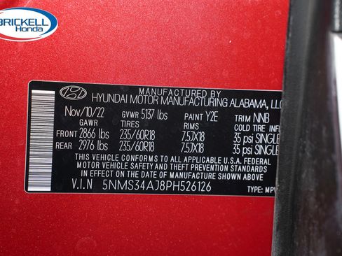 Used 2023 Hyundai Santa Fe SEL w/ Premium Package FWD image 37