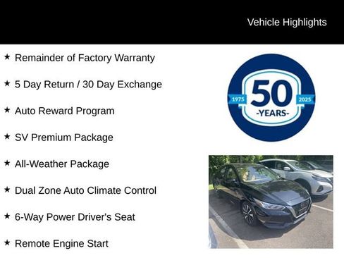 Used 2023 Nissan Sentra SV w/ SV Premium Package FWD image 5