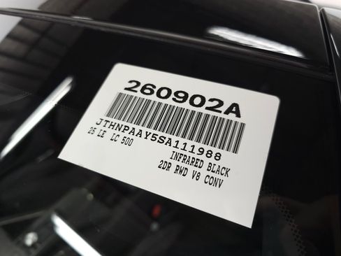 Certified 2025 Lexus LC 500 Convertible w/ Bespoke Build Package RWD image 35