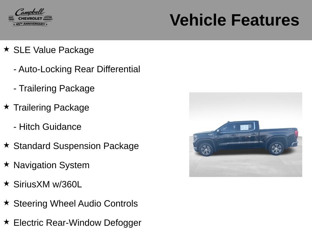 Used 2024 GMC Sierra 1500 SLE w/ Preferred Package AWD/4WD image 31