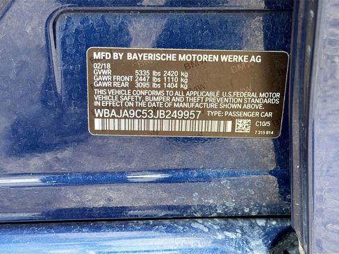 Used 2018 BMW 530e RWD image 42