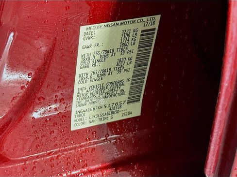 Used 2019 Nissan Titan SV w/ SV Convenience Package image 12