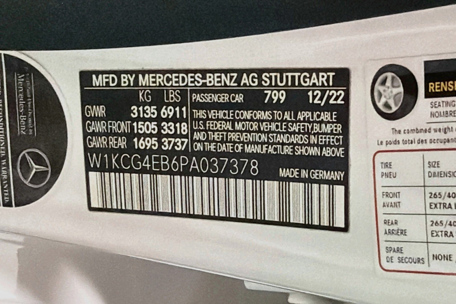 Certified 2023 Mercedes-Benz EQS 580 4MATIC Sedan image 25