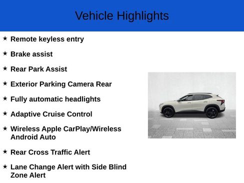 New 2026 Chevrolet Trax ACTIV w/ Driver Confidence Package FWD image 3