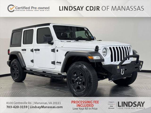 Certified 2024 Jeep Wrangler Unlimited Sport AWD/4WD image 1