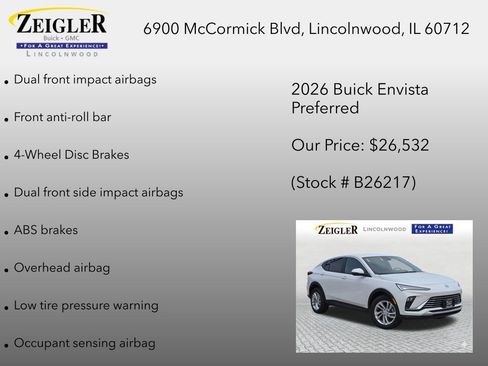 New 2026 Buick Envista Sport Touring FWD image 18