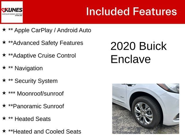 Used 2020 Buick Enclave Avenir w/ Avenir Technology Package AWD/4WD image 4
