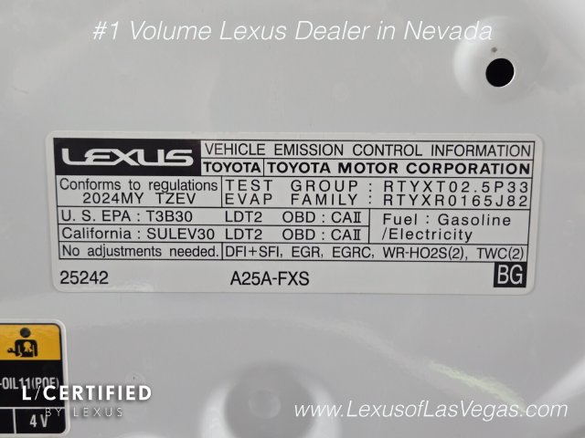 Certified 2024 Lexus NX 450h+ AWD w/ Vision Package image 27