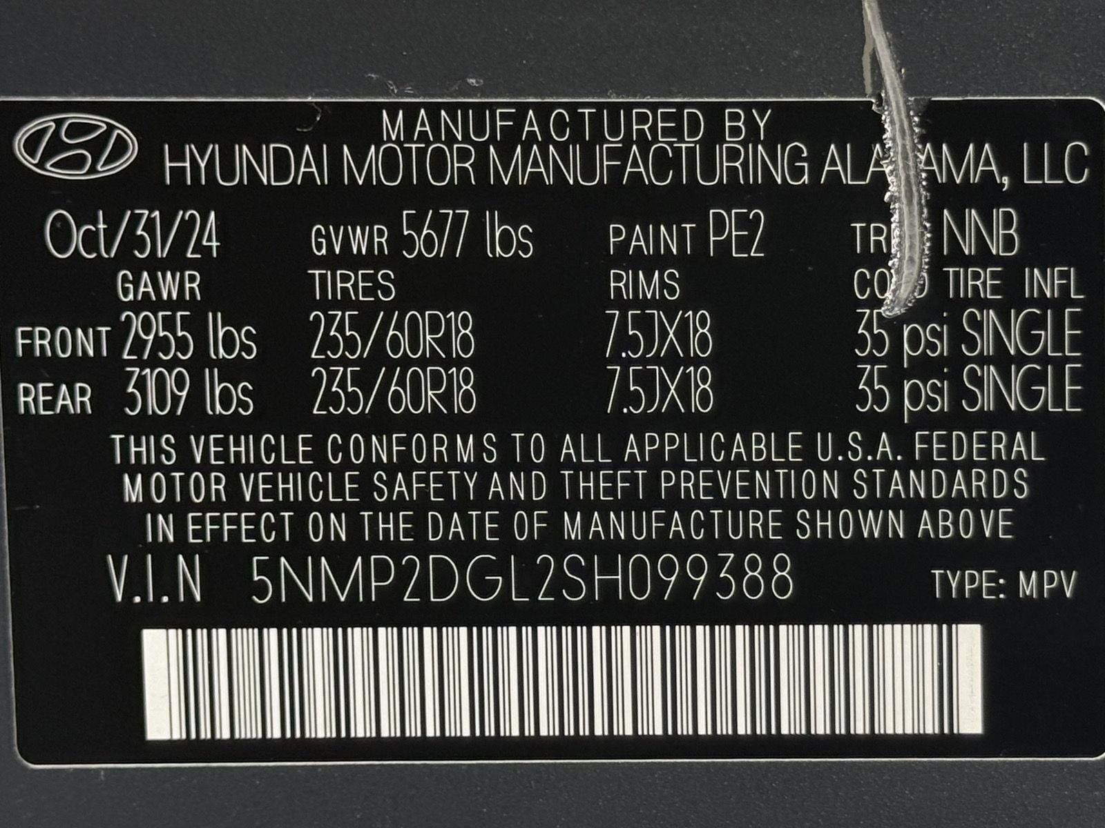 Used 2025 Hyundai Santa Fe SEL AWD/4WD image 50