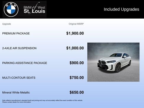 Used 2025 BMW X6 xDrive40i w/ Premium Package image 20