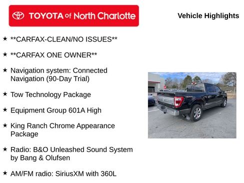 Used 2021 Ford F150 King Ranch w/ Equipment Group 601A High image 5