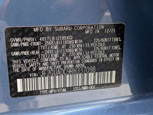 Used 2024 Subaru Crosstrek 2.0i Premium image 25