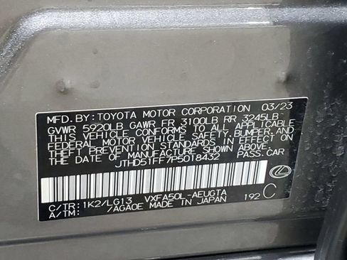Used 2023 Lexus LS 500 w/ Interior Upgrade Package RWD image 45