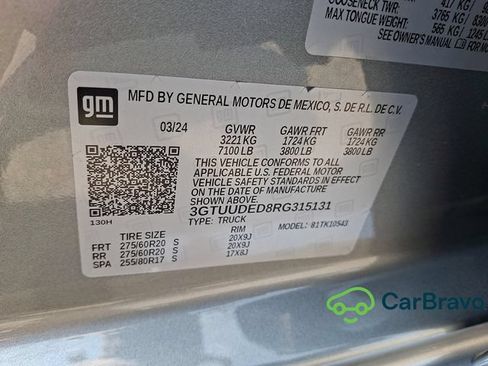 Certified 2024 GMC Sierra 1500 SLT w/ SLT Premium Plus Package AWD/4WD image 29