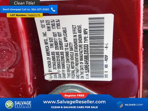 Used 2011 Honda CR-V EX image 16