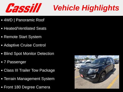 Used 2017 Ford Explorer Sport w/ Equipment Group 401A AWD/4WD image 3