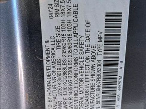 Used 2024 Honda Odyssey EX-L image 15