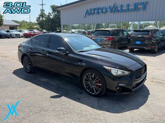 Used 2023 INFINITI Q50 Red Sport 400 w/ Black Opal Edition AWD/4WD video 1