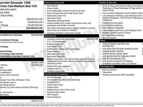 Used 2024 Chevrolet Silverado 1500 Custom w/ LPO, Dark Essentials Package AWD/4WD image 28