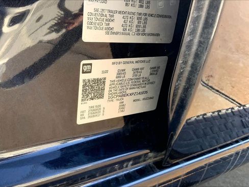 Used 2023 Chevrolet Silverado 1500 Custom w/ LPO, Dark Essentials Package RWD image 32