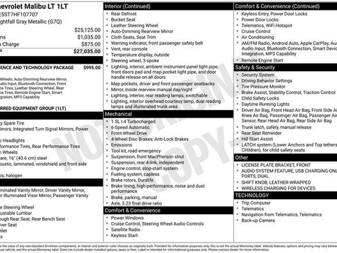 Used 2017 Chevrolet Malibu LT image 40