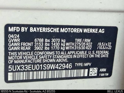 Used 2025 BMW X5 M60i w/ Climate Comfort Package AWD/4WD image 33