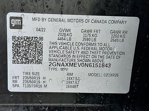 Used 2022 Chevrolet Equinox RS FWD image 33
