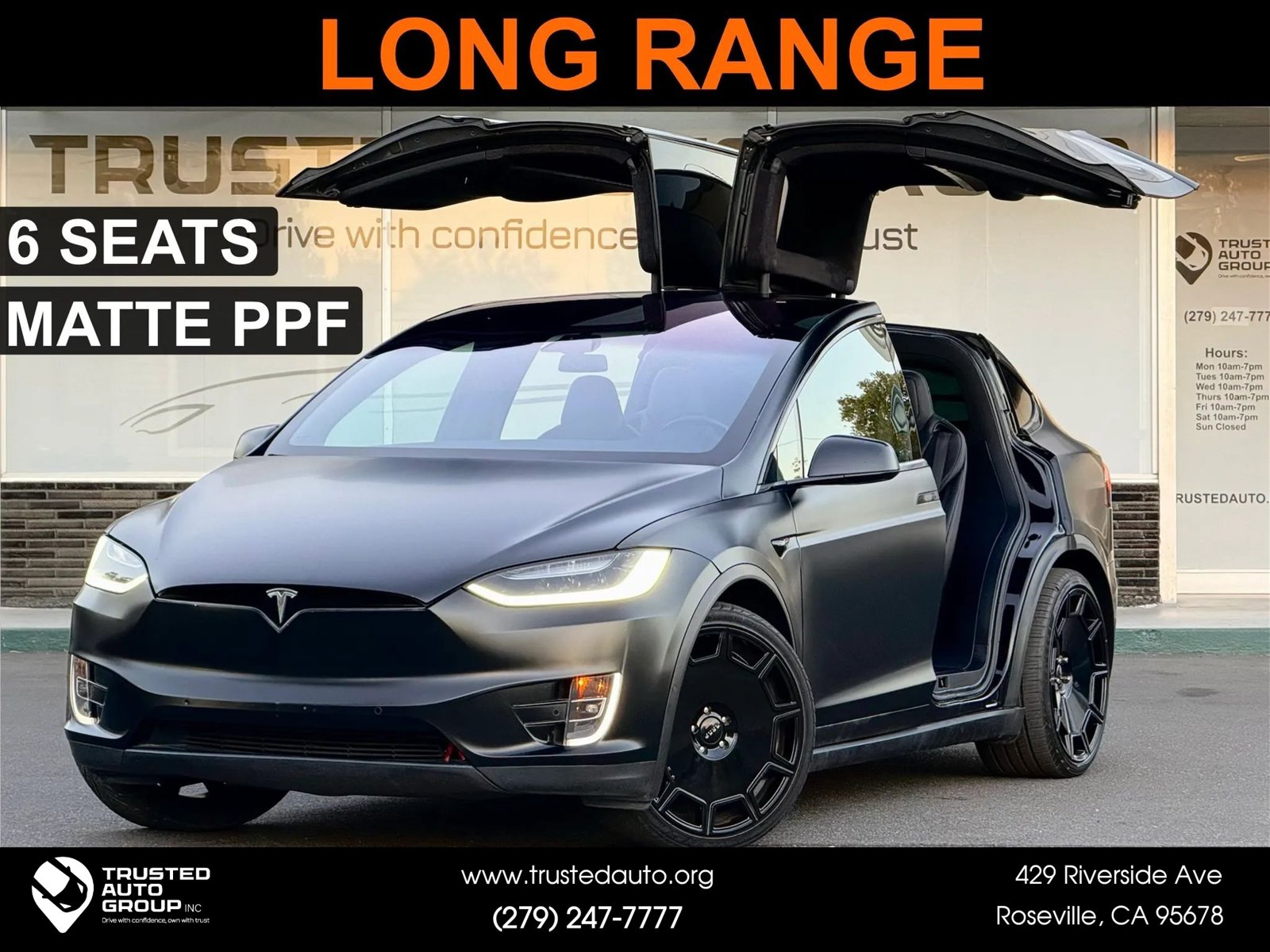 Used 2019 Tesla Model X 75D AWD/4WD image 1