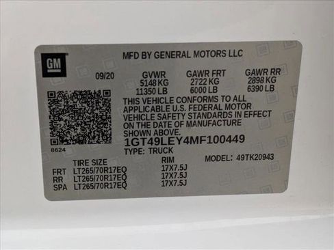 Used 2021 GMC Sierra 2500 4x4 Crew Cab w/ X31 Off-Road Package image 25