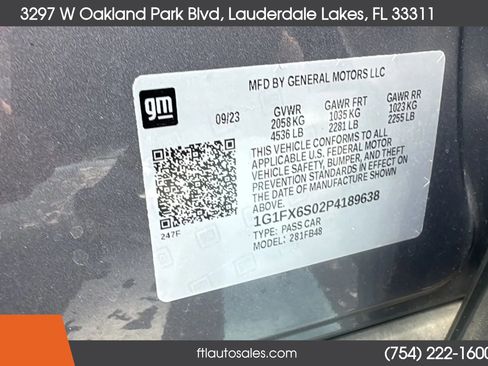 Used 2023 Chevrolet Bolt LT FWD image 58