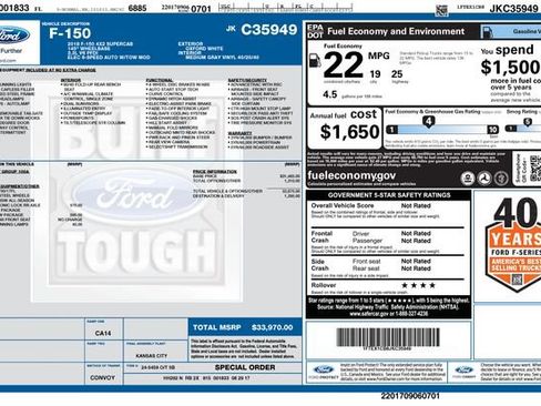 Used 2018 Ford F150 XL w/ Trailer Tow Package image 12