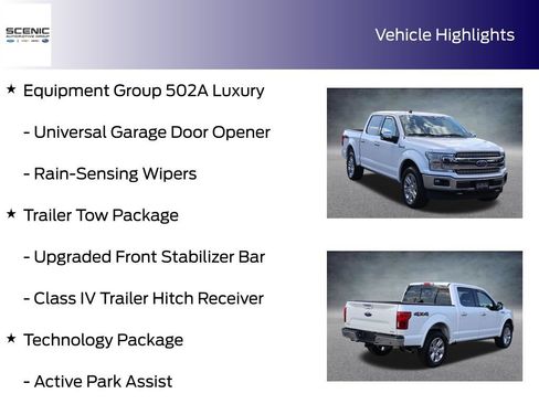 Used 2019 Ford F150 Lariat w/ Equipment Group 502A Luxury AWD/4WD image 15