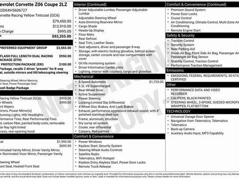 Used 2017 Chevrolet Corvette Z06 RWD image 10