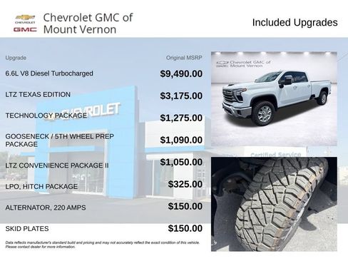 Used 2024 Chevrolet Silverado 3500 LTZ w/ LTZ Texas Edition AWD/4WD image 6