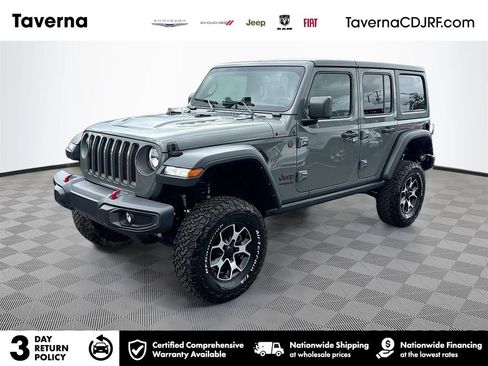 Used 2021 Jeep Wrangler Unlimited Rubicon w/ Cold Weather Group AWD/4WD image 1