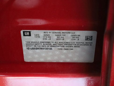 Used 2017 Chevrolet Sonic LT w/ Convenience Package image 12