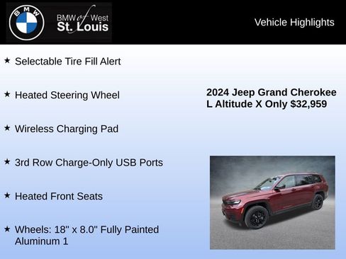 Used 2024 Jeep Grand Cherokee L Altitude image 23