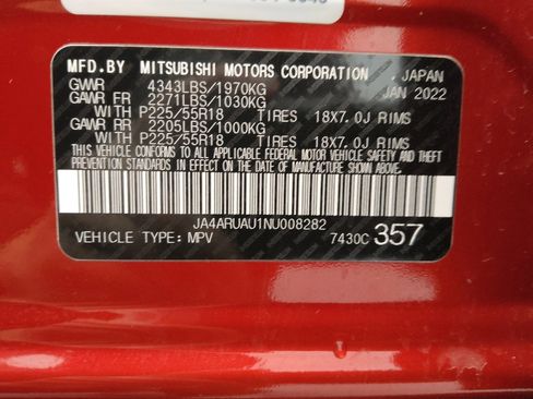 Used 2022 Mitsubishi Outlander Sport SE AWD/4WD image 33