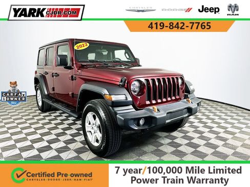 Certified 2022 Jeep Wrangler Unlimited Sport image 1
