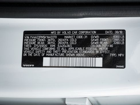 Used 2019 Volvo XC90 T6 R-Design w/ Advanced Package AWD/4WD image 39