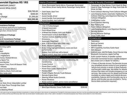 Used 2023 Chevrolet Equinox RS FWD image 6