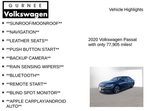 Used 2020 Volkswagen Passat 2.0T SEL image 7